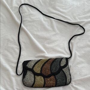 Elegant Multicolor Beaded Women's Bag